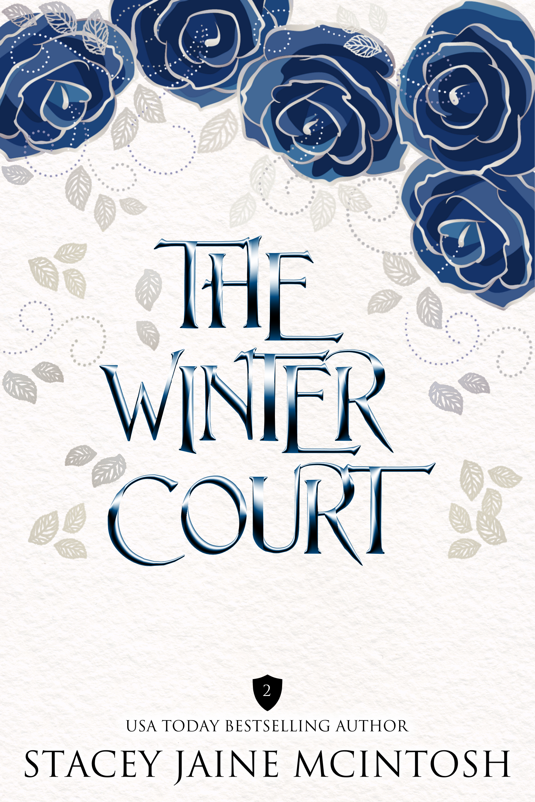 winter court typo blue rose